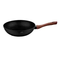 Berlinger Haus BH/1719 Ebony Rosewood Collection 28 cm wok kovácsolt alumínium 3 rétegű márvány bevonat 3.2 L turbó indukciós talp rózsafa nyél #3