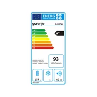 Gorenje R492PW hűtőszekrény 133 l 40 dB led 2 polc 1 zöldségtároló energiafogyasztás 90 kWh #3