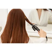 Sencor SHS8603BK hajsütővas 19 mm DeepBlack kerámia felület LED jelző lehajtható támasz #9