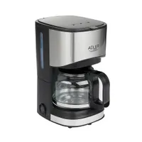 Adler AD4407 filteres kávéfőző 0,7 L üveg kanna 550 W túlmelegedés védelem csöpögésgátló szelep vízszint kijelző kivehető állandó szűrő