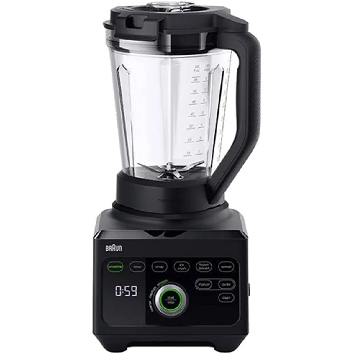 Braun JB9040BK PowerBlend 9 3,0 l 1600 W iTextureControl TriAction 18 programok PrecisionEdge pengék #1