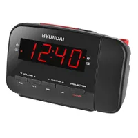 Hyundai RAC481PLLBR rádiós ébresztőóra digitális FM/AM tuner LED kijelző falra vetített idő két ébresztő szundi alvó mód #1