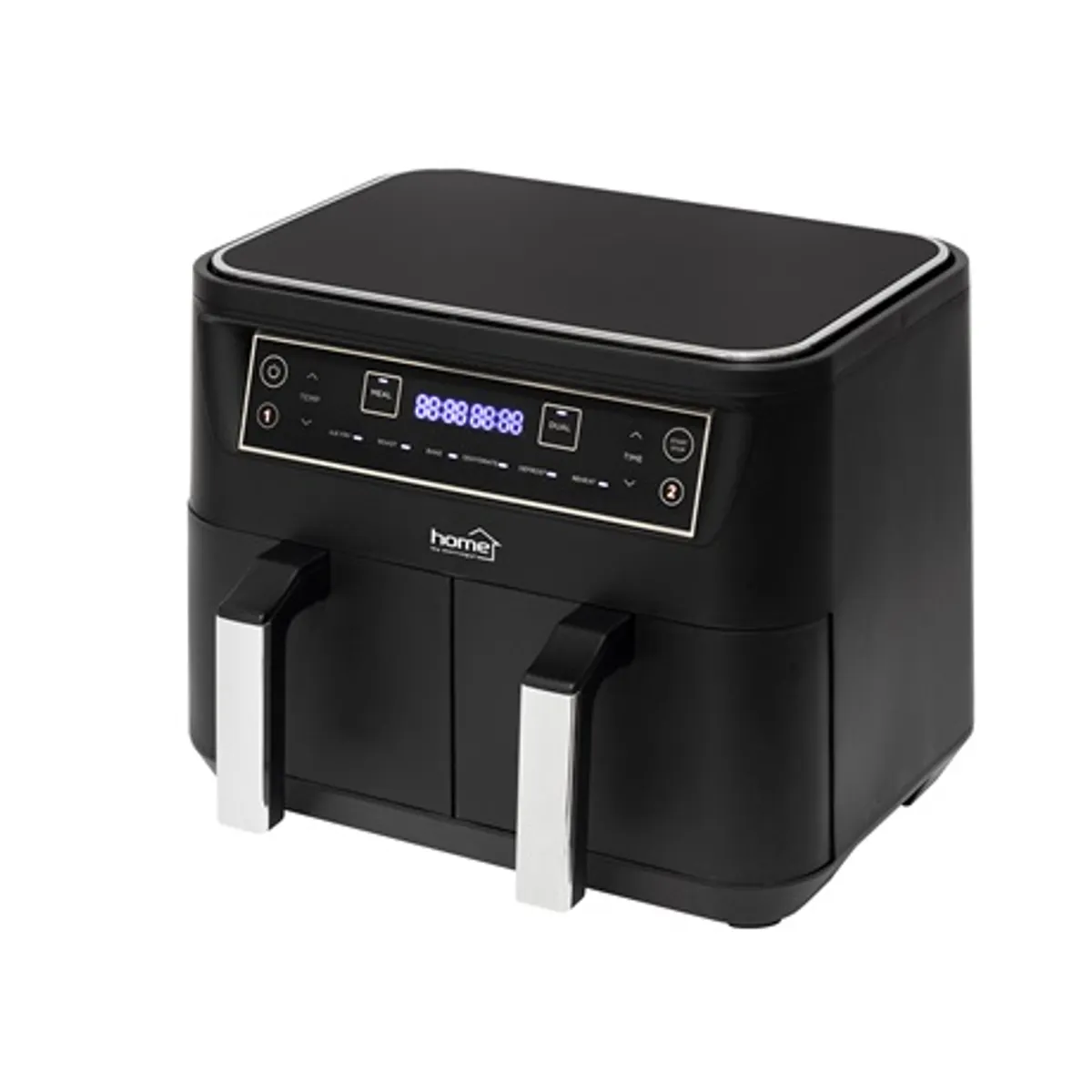 Home by Somogyi HG AF 24 Forrólevegős sütő dupla 2x3,8 l 2460 W 6 üzemmód MEAL funkció DUAL funkció #1