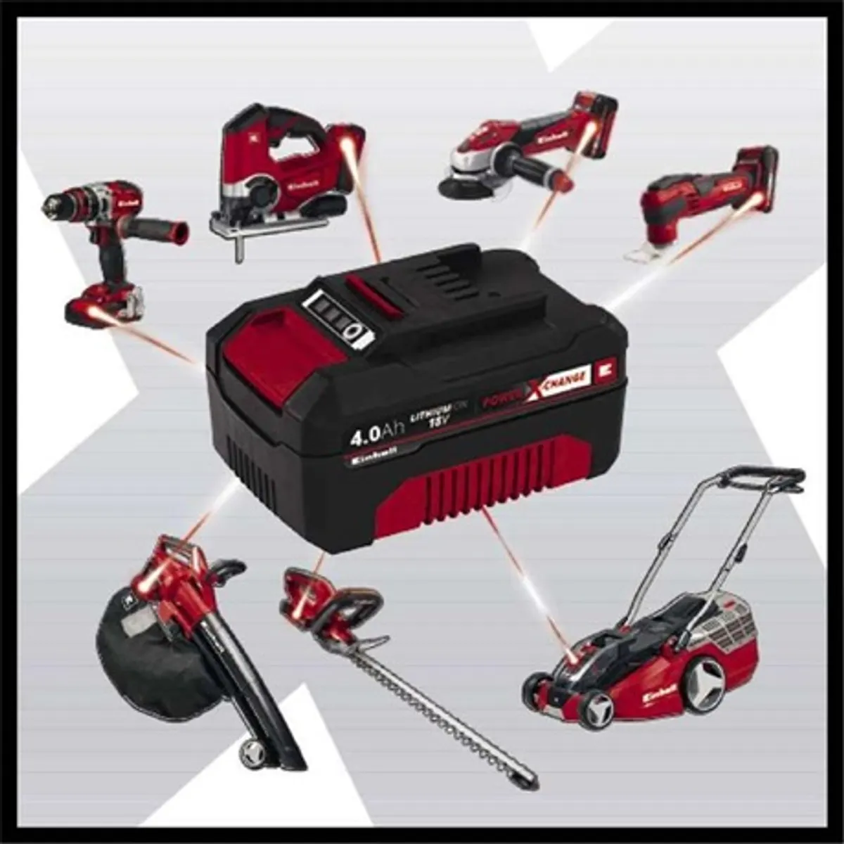 Einhell PXC-TWINPACK 4,0AH AKKUMULÁTOR 18 V 2x4ah #2