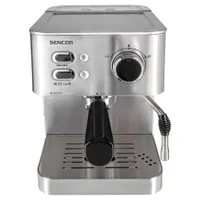 Sencor SES4010SS Espresso kávéfőző, 15 bar szivattyú, rozsdamentes acél ház, 1-2 csésze, gőz funkció, 1,5 l víztartály, fém csészetartó, cseppgyűjtő tálca #5