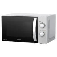 Sencor SMW 2120SS Mikrohullámú sütő 20 l 700 W mechanikus vezérlésű 25,5 cm forgótányér szabadon álló