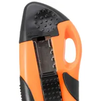 Handy 10814 univerzális kés törhető penge 18 mm kihúzható penge ütésálló műanyag váz csúszásgátló gumi markolat tartozék 1 db 18 mm penge #2