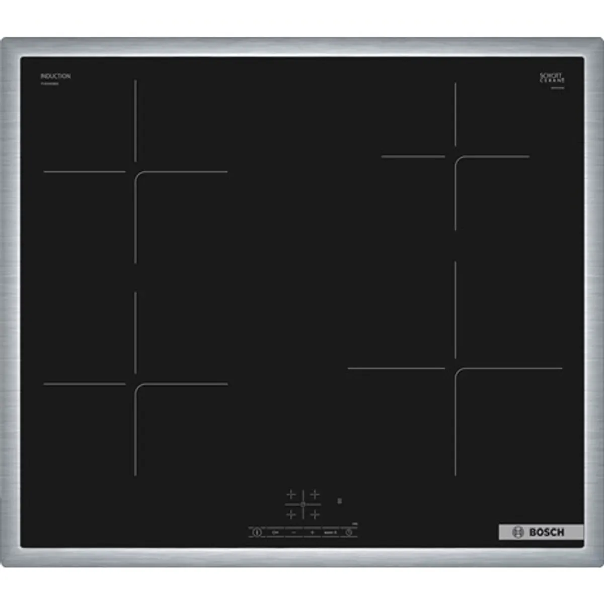 Bosch PUE64KBB5E indukciós főzőlap 4 zónás keretes kivitel beépíthető 56 cm PowerBoost TouchSelect #1