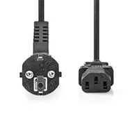 Nedis CEGL10000BK30 tápkábel IEC-320-C13, 3 m, földelt, derékszögben hajlított #2