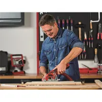 Einhell TC-CS 89 Mini kézi körfűrész 600 W 89 mm fűrészlap, 27 mm vágásmélység, szerszám nélküli beállítás, tengelyzár, alumínium fűrészasztal #4