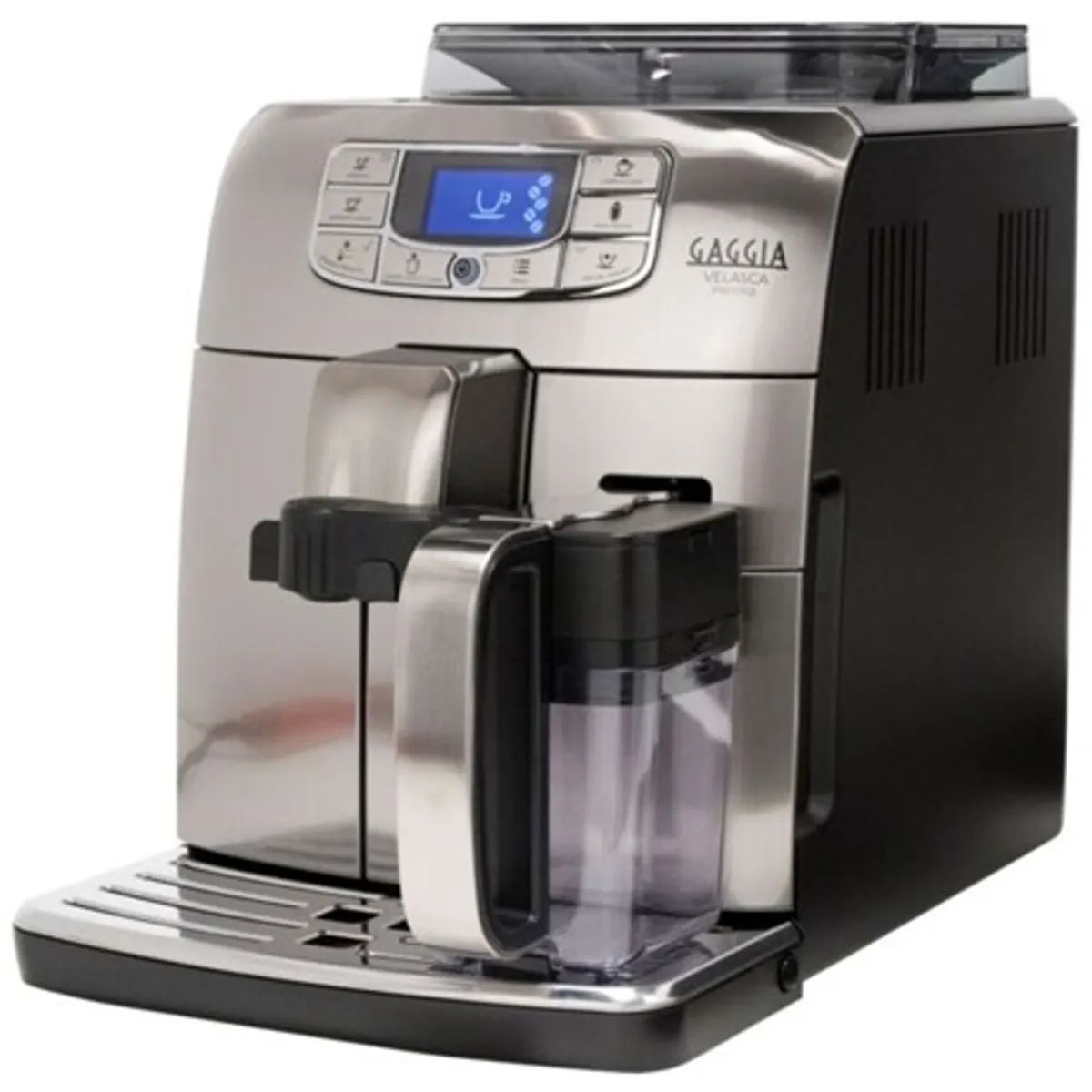 Gaggia RI8263/01 VELASCA PRESTIGE Velasca Prestige 1,5 l víztartály 15 bar kerámia őrlőkések automata tejhabosító kivehető központi egység #1