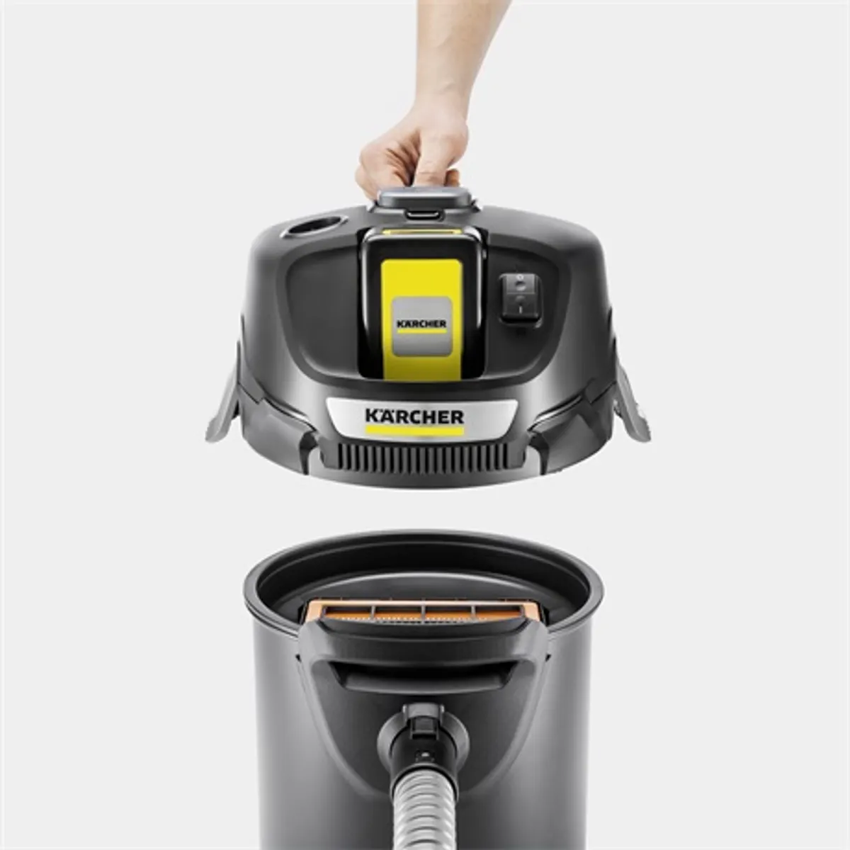 Karcher ad 2 battery 1.348-300.0 hamu porszívó akkumulátoros 14 l fémtartály #4