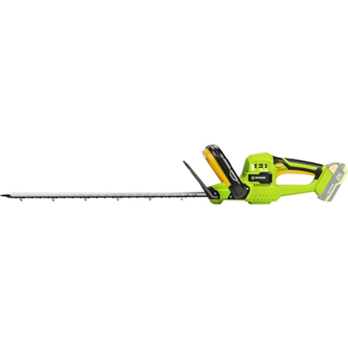 Fieldmann FZN 70205-0 sövényvágó akkumulátoros 20 V, 510 mm, max 16 mm ágátmérő, állítható vágási szög, kétkezes biztonsági kapcsoló #2