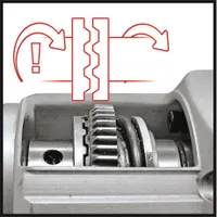 Einhell TC-RH 620 4F KIT Fúrókalapács SDS-plus, 620 W, 1250 min-1, 5200 min-1 ütés, 2.2 J, mélységütköző, 3 db fúrószárral, Softgrip #3