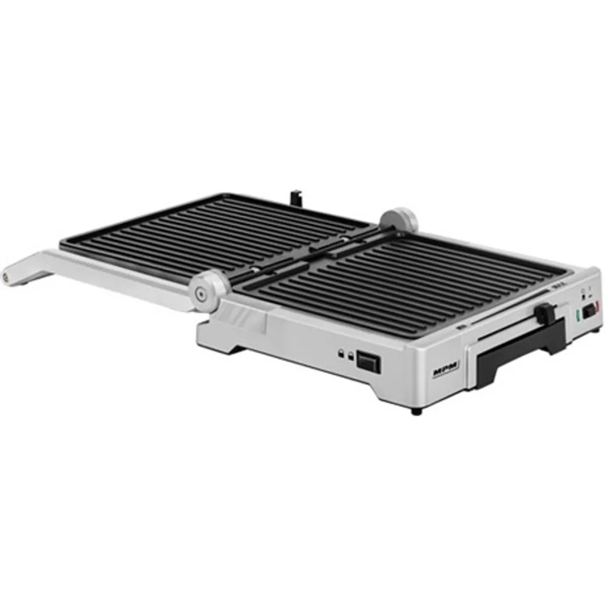MPM MGR-10M kontakt grillsütő kerámia fűtőelem 2000 W tapadásmentes felület 290x260 mm 3 mód 180 fokban nyitható #2