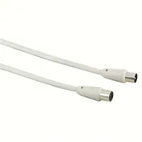 Hama 00042964 koaxiális antennakábel duplán árnyékolt 75 dB 75 Ohm fehér 7,5 m