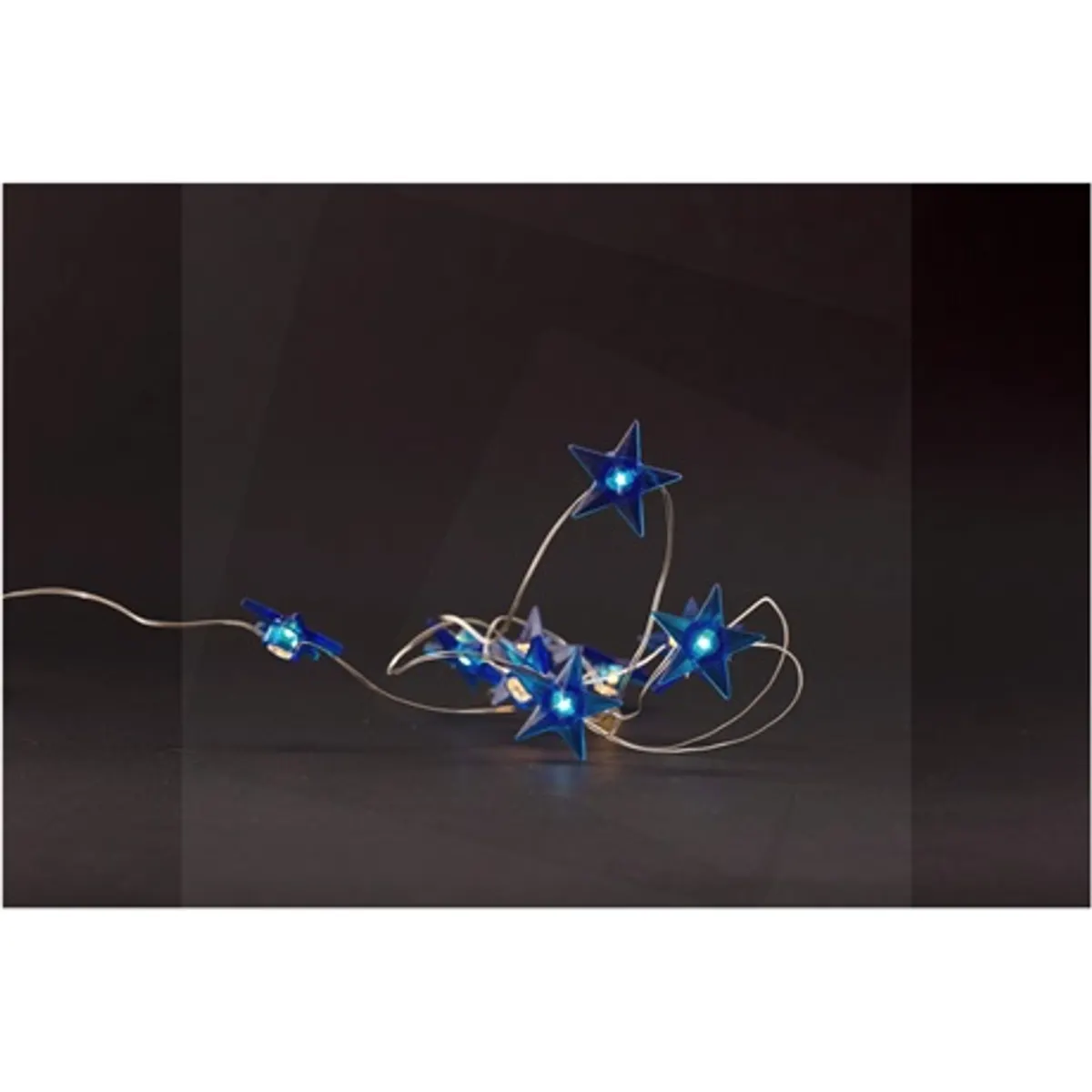 Entac ECL-BS-10WW karácsonyi fényfüzér kék csillag 10 led 1 m #1