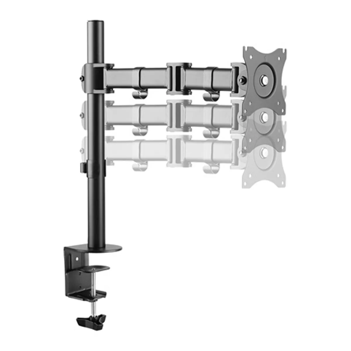 Stell SOS 1010 monitortartó 8 kg 13-27" VESA 75x75 100x100 -45° ±90° fekete #6