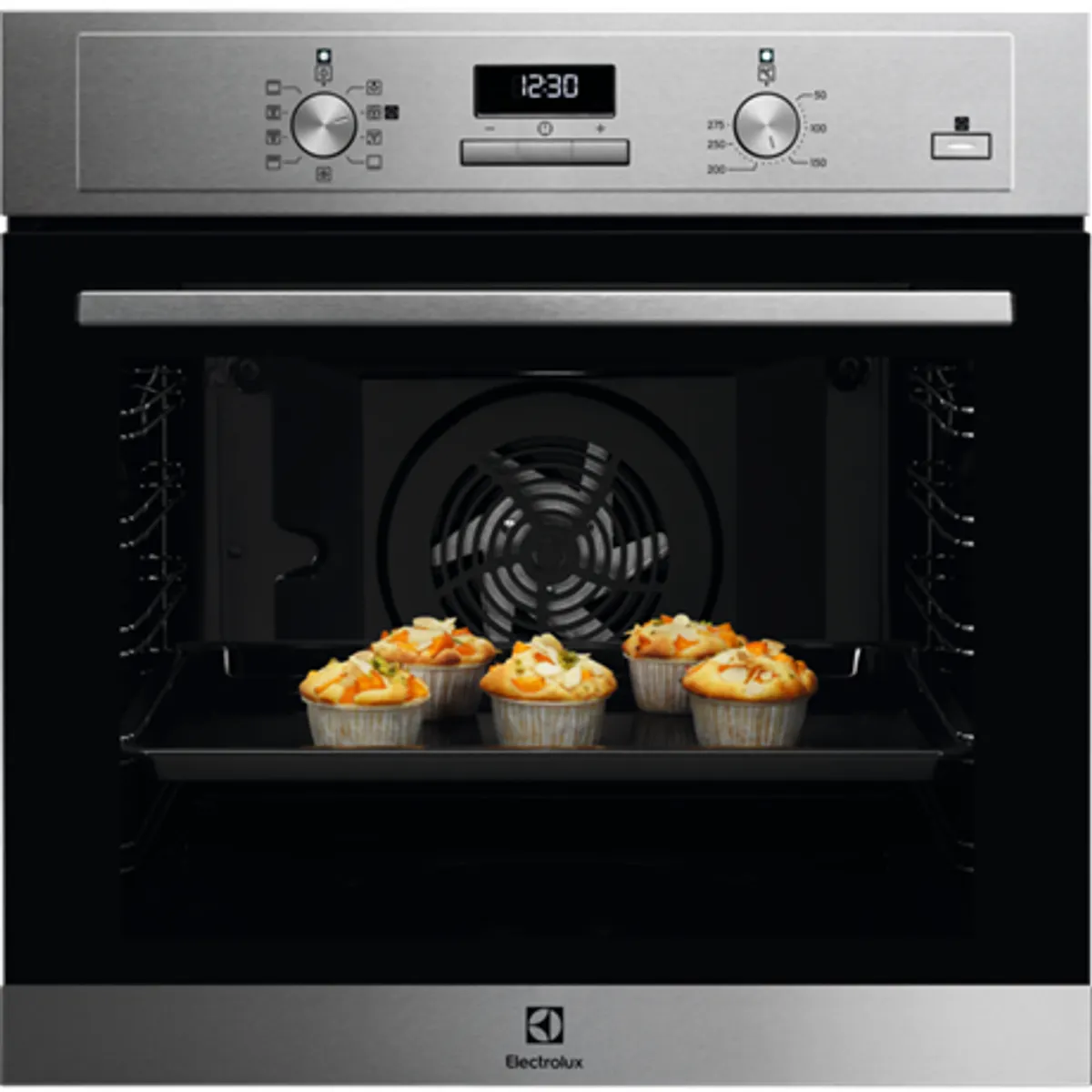 Electrolux EOD3H70X beépíthető gőzsütő SteamBake 72 liter inox LED AquaClean teleszkópos sütősín #1