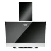 Ariston HHVP 63F LM CF páraelszívó 60 cm, 1 motor, 3 fokozat, B energiaosztály, 400-647 m3/h, LED világítás, 2x150 mm, alumínium zsírszűrő #1