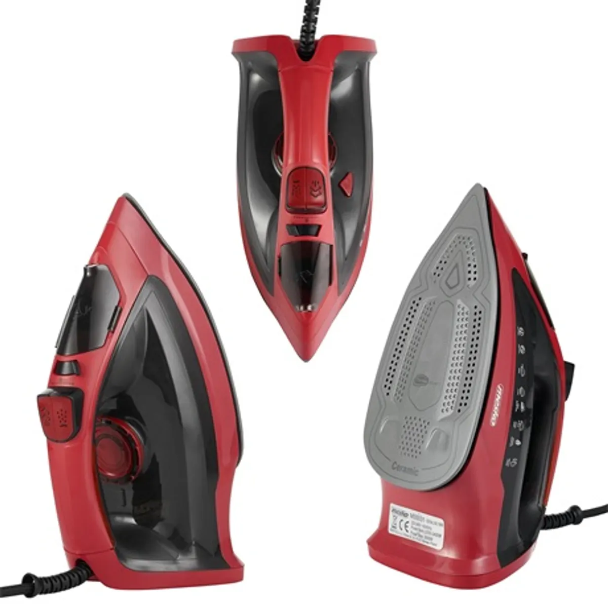 Mesko MS5031 gőzölős vasaló kerámia talp 400 ml automatikus kikapcsolás öntisztító cseppgátló vertikális gőz 70 g per perc 0,5 g löket #4