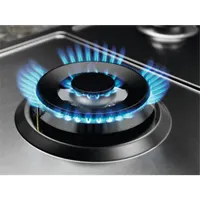 Electrolux KGS64362SX Slim line 4 égős gázfőzőlap WOK égő 4000W Marianne égő 2000W elöl jobb oldali kezelő #5
