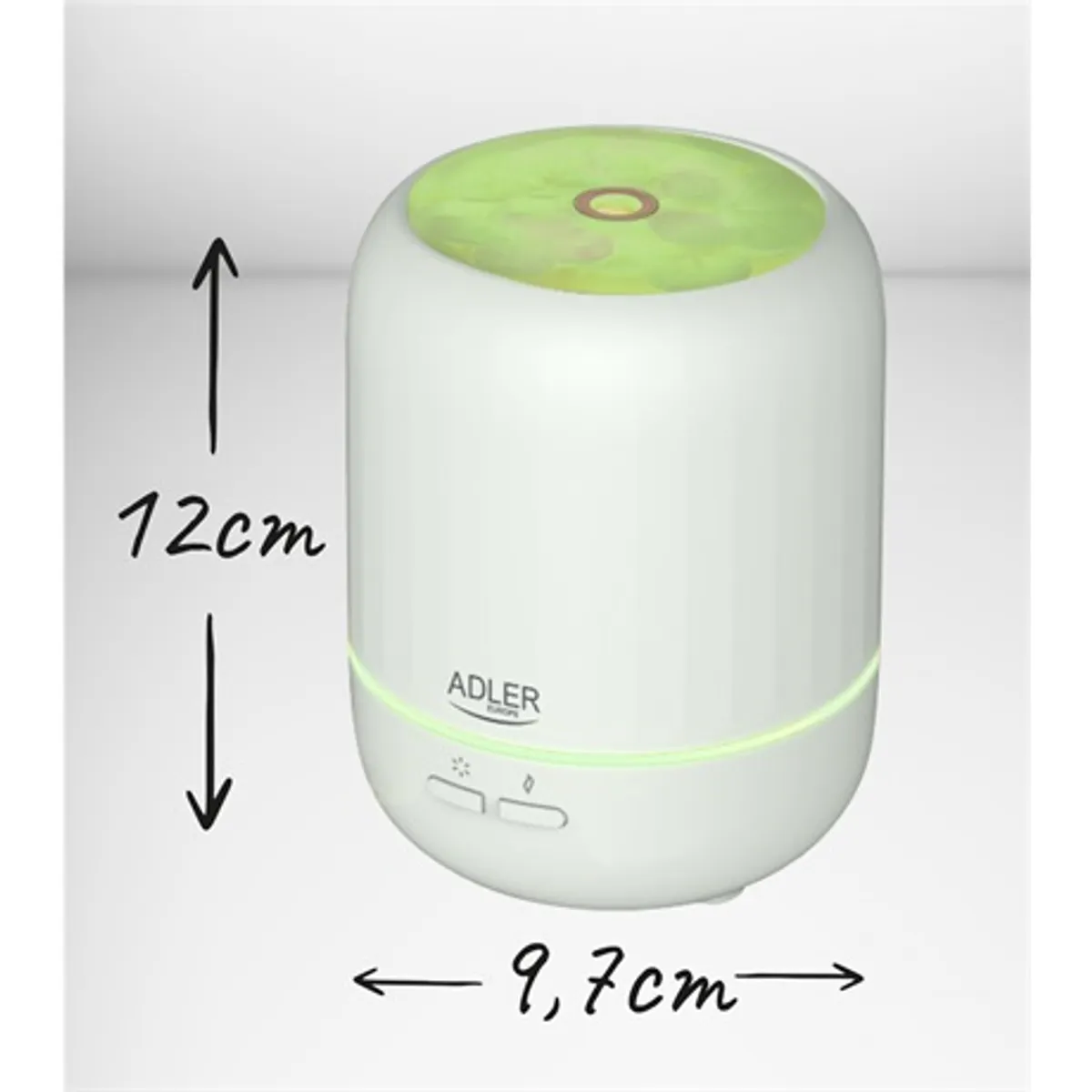 Adler AD7968 3az1-ben ultrahangos aroma diffúzor 100ml fehér #3