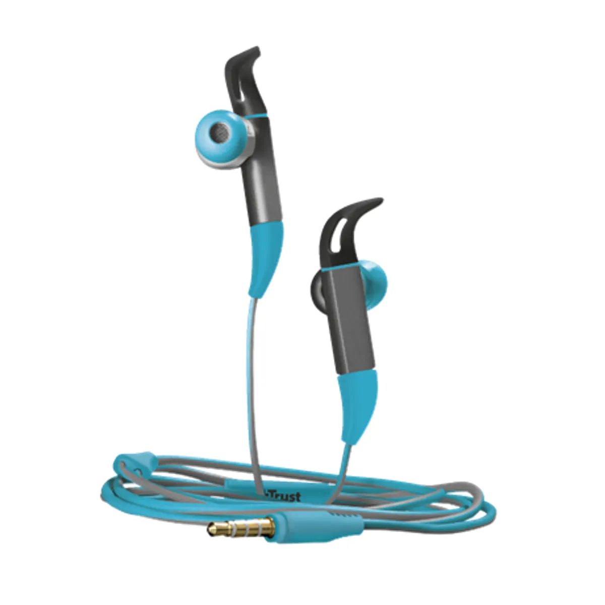 Trust 20321 Fit sports vezetékes 3,5 mm jack mikrofonos fülhallgató 120 cm kábel #3