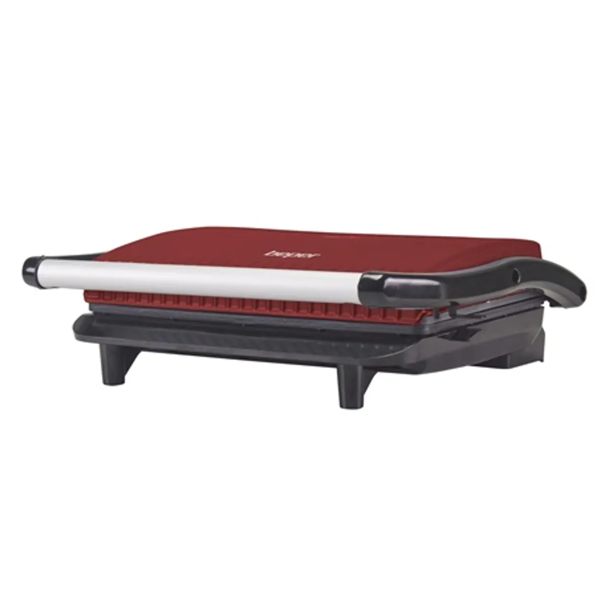 Beper P101TOS002 panini sütő piros 850 W grilllapok tapadásmentes bevonattal működési lámpával csúszásmentes lábak méretei 29,4x10,40x25 cm #5