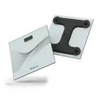 Tesla BS103W fehér személymérleg 180 kg, edzett üveg 6 mm, kg és lb, adatzár funkció, automatikus kikapcsolás #5