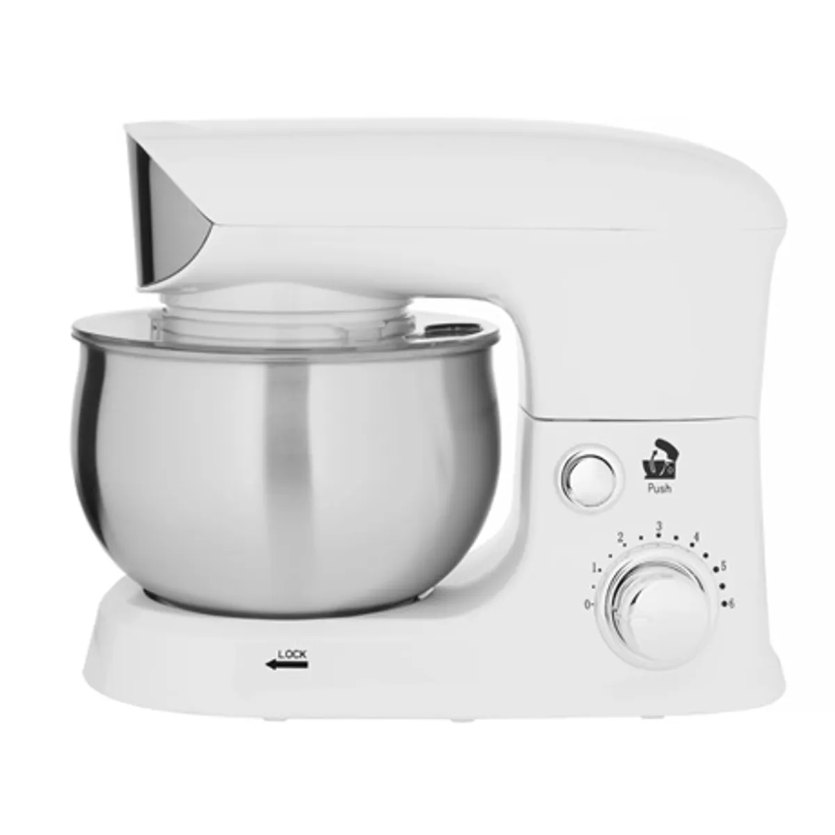 Adler AD4226W robotgép 3.0L rozsdamentes acél keverőtál bolygómozgás 6 fokozat dönthető fej fröccsenésgátló 1200W max #2
