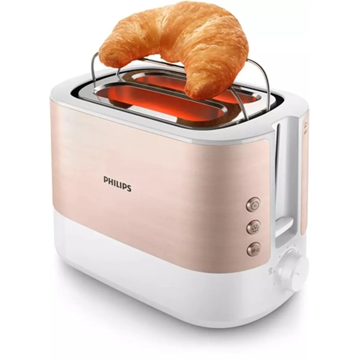Philips HD2638/11 Viva Collection kenyérpirító extra széles nyílás 7 pirítási fokozat automatikus kikapcsolás kiolvasztás zsemlemelegítő #7