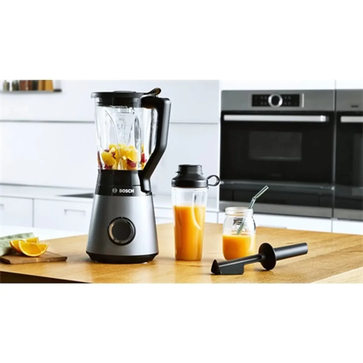 Bosch MMB6174S Mixer 1200 W 1,5 l ThermoSafe üvegkehely ProEdge rozsdamentes pengék Solingen ToGo kulacs 0,6 l #7