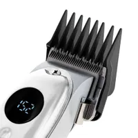 Adler AD2831 Hajvágó vezeték nélküli usb-c töltés lcd kijelző 100w gyorstöltés 2,5 óra 1,0-1,8 mm 6 vezetőfésű 1,5-12 mm 60hrc pengék #5