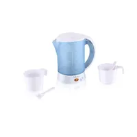 Gallet BOU518 Vízforraló utazási kompakt 0,6 l 650 W automatikus kikapcsolás kétoldalú vízjel 2 db műanyag bögrék 2 db műanyag kanál #1