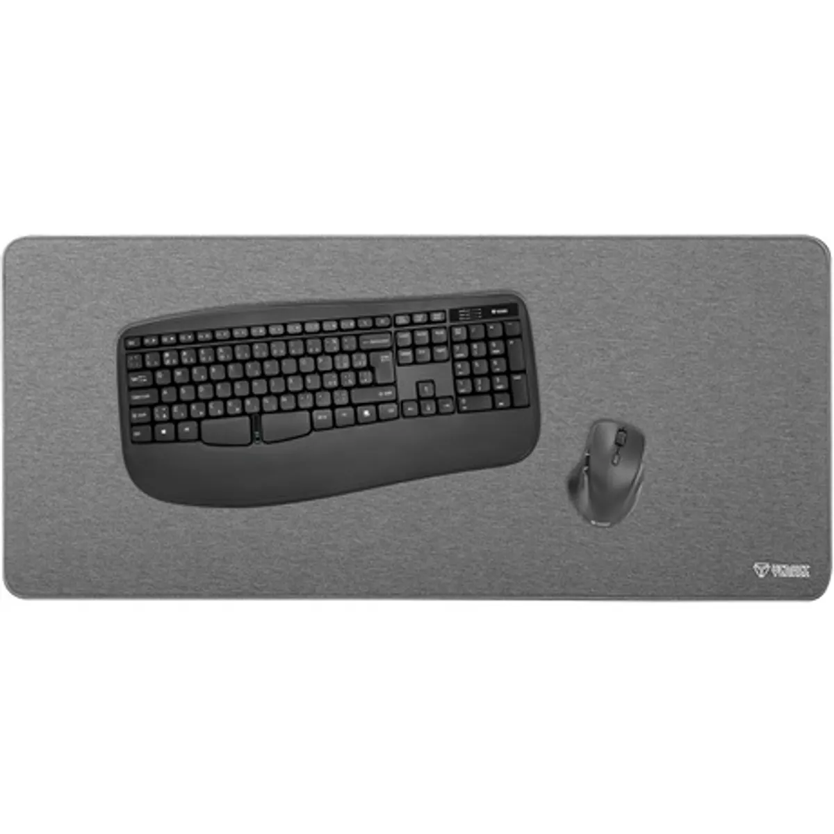 Yenkee YPM 9040GY EGÉRPAD 900x400x4 mm pamut felület gumialap szürke csúszásmentes #2