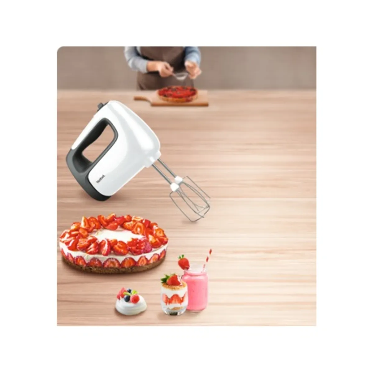 Tefal HT462138 Prep'Mix kézi mixer 500 W 5 sebességfokozat turbó fehér #5