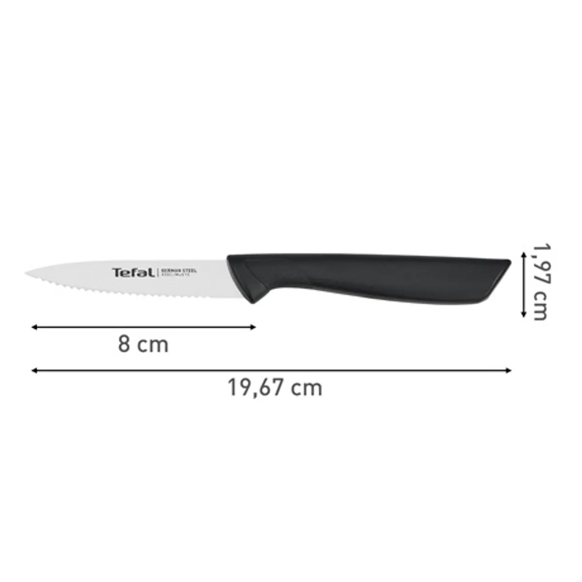 Tefal K2731104 Colorfood fogazott vágókés 8 cm rozsdamentes acél #2