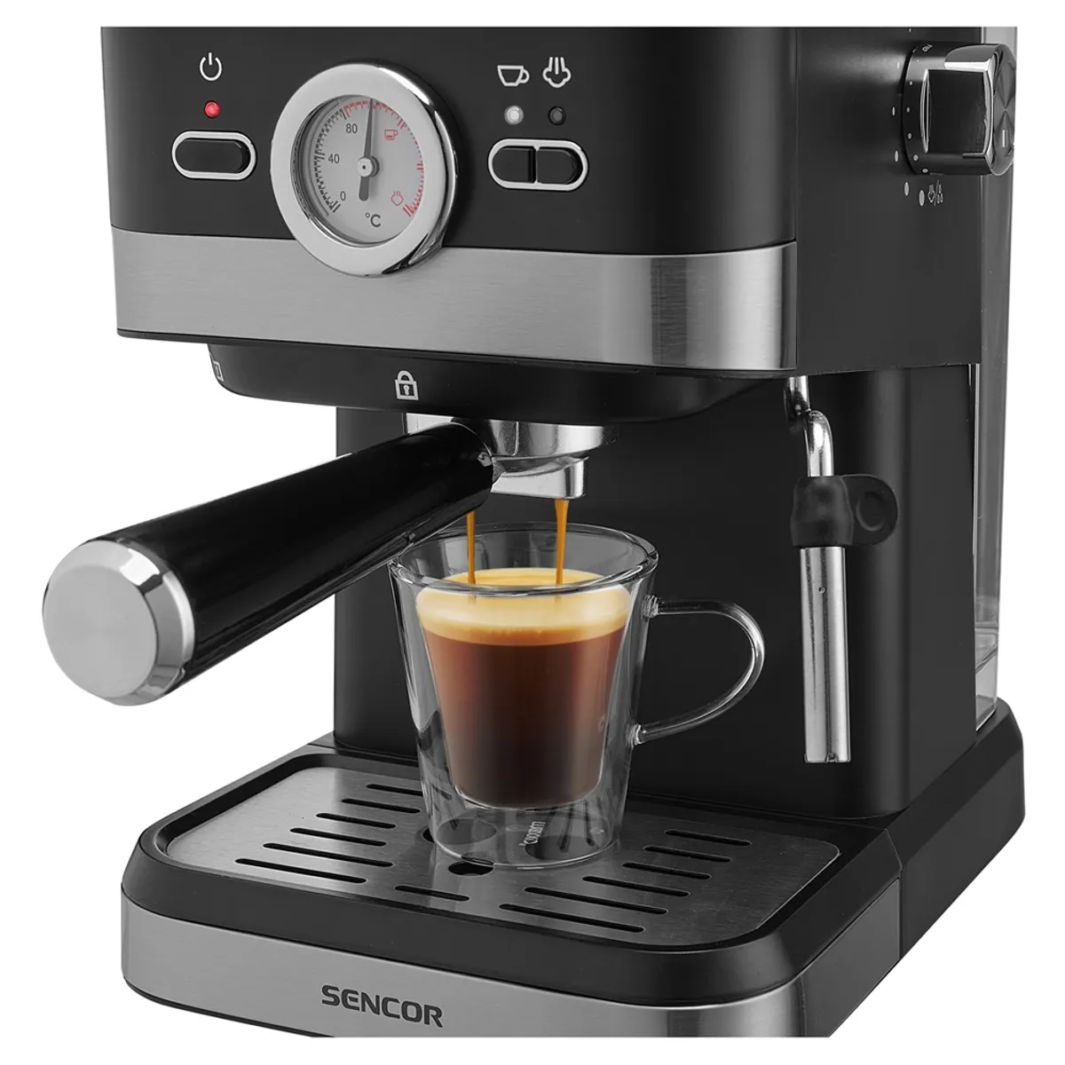 Sencor SES 1721BK Eszpresszó karos kávéfőző 20 bar 1,5 L 1050 W #7