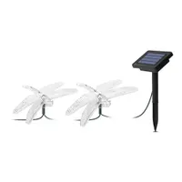 Garden of Eden 11758B napelemes fényfüzér szitakötőkkel, 10 db, 2,9 m, IP44 #1