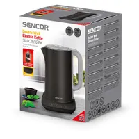 Sencor SWK1592BK vízforraló 1,5 L 2150 W duplafalú rozsdamentes SUS304 LED kijelző Strix középcsatlakozó 40-100 °C #6