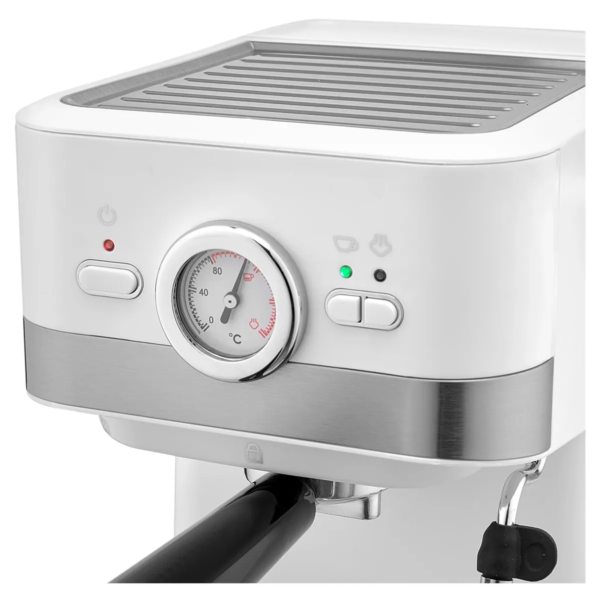 Sencor SES 1720WH karos presszó kávéfőző 20 bar, 1,5 l víztartály, 1050 W, fehér, forgatható gőzkar #5