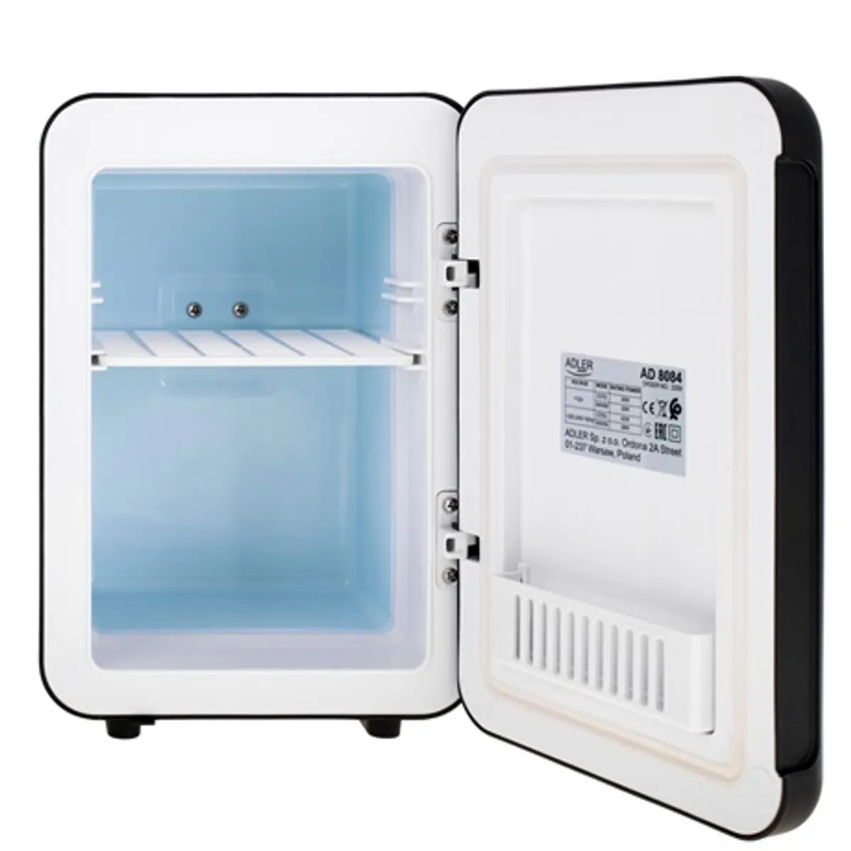 Adler AD8084 mini hűtőtáska 4 l Peltier dc 12v és ac 230v fűtő 38w hűtő 42w #1