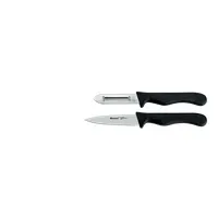 Metaltex MX258131 hámozó és konyhakés szett rozsdamentes acél 18 cm és 16,5 cm #1