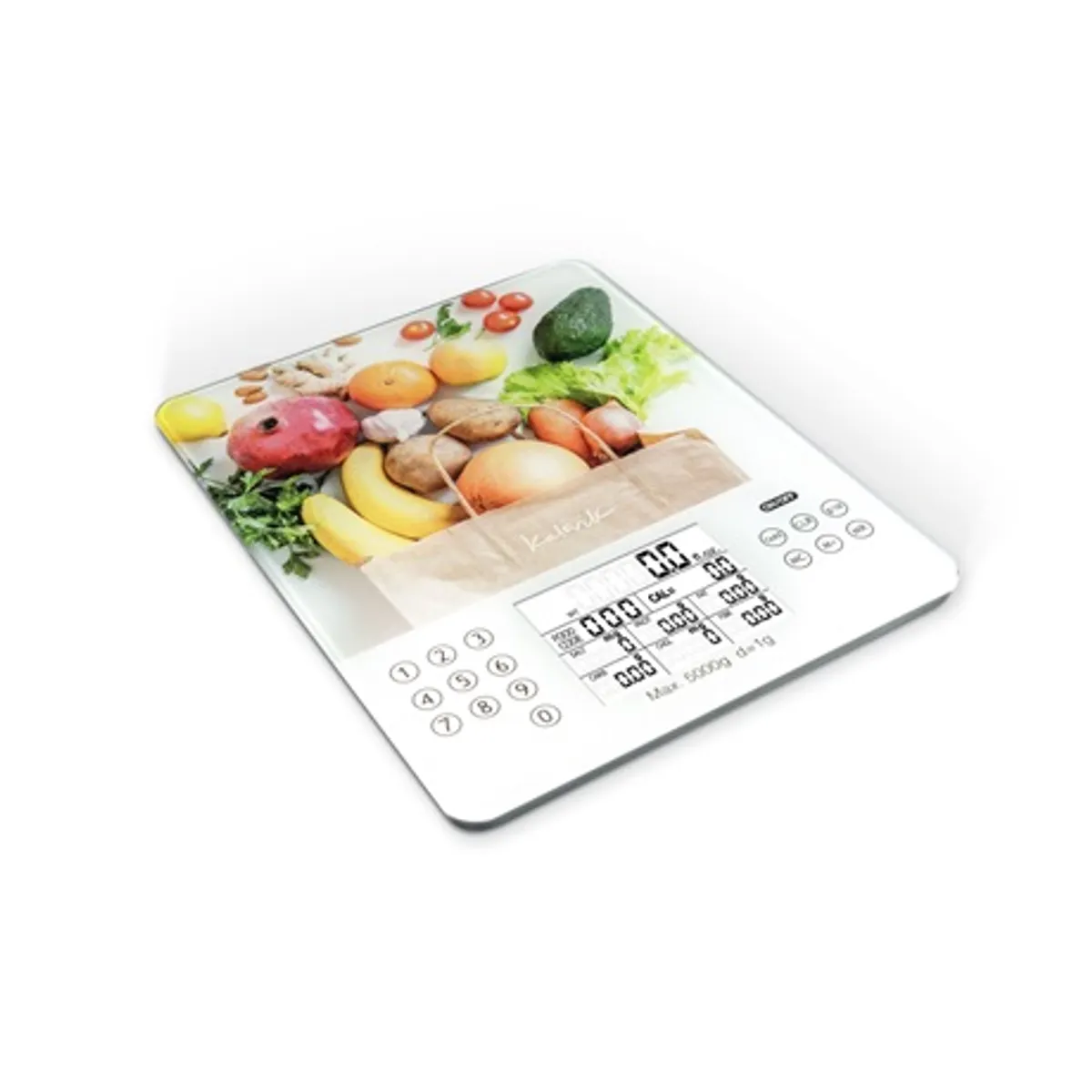 Kalorik EKS1006COL diétás mérleg 999 előre beprogramozott elemzés 2 g-5 kg LCD érintőképernyő automatikus kikapcsolás #1