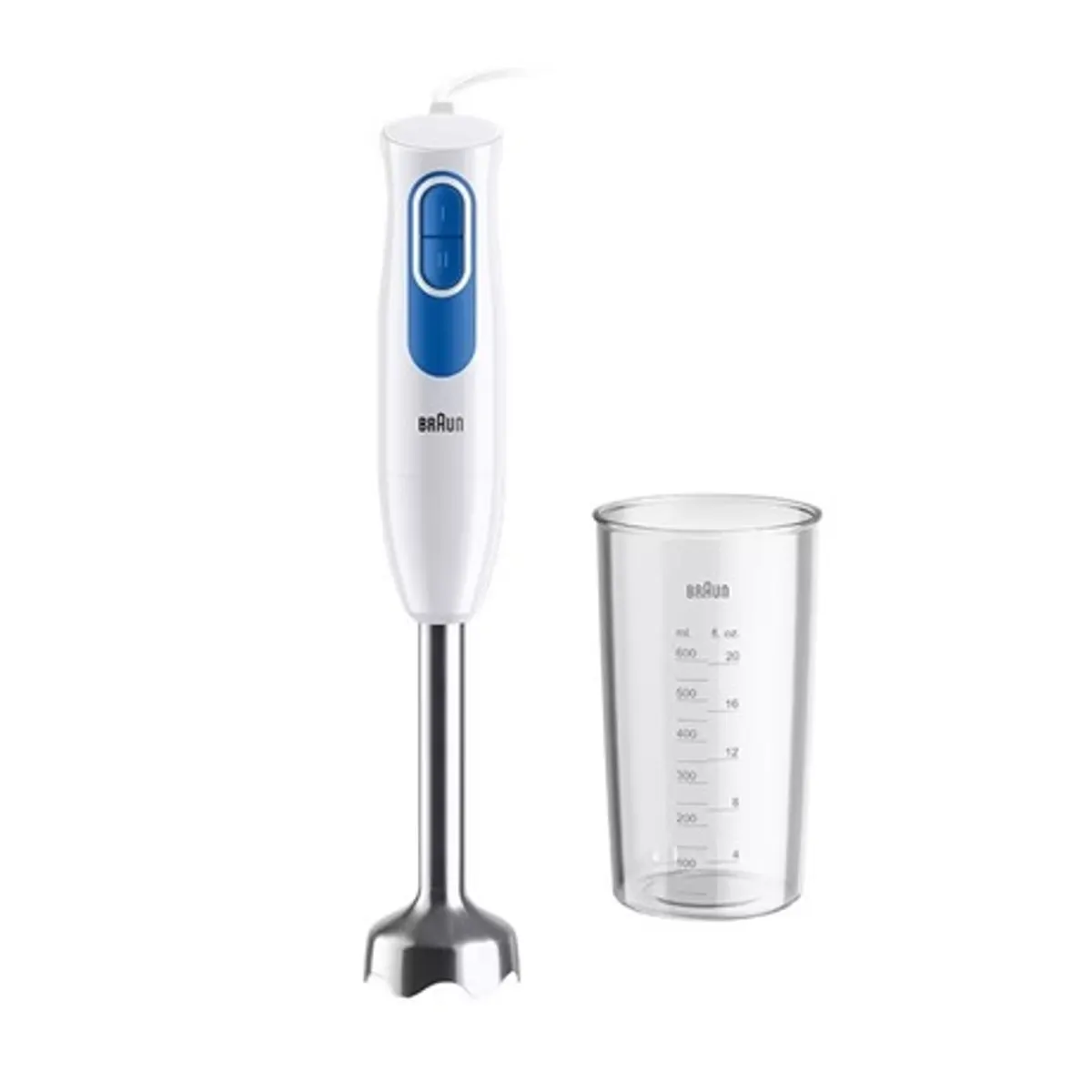 Braun MQ20.001MWH MultiQuick 2 600 W EasyTwist 2 sebesség mosogatógépben mosható BPA-mentes #1