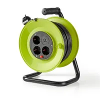 Nedis PECCR25UFGN Kábeldob 25 m 3 konnektor 2 USB hőleválasztó gyermekbiztos #2