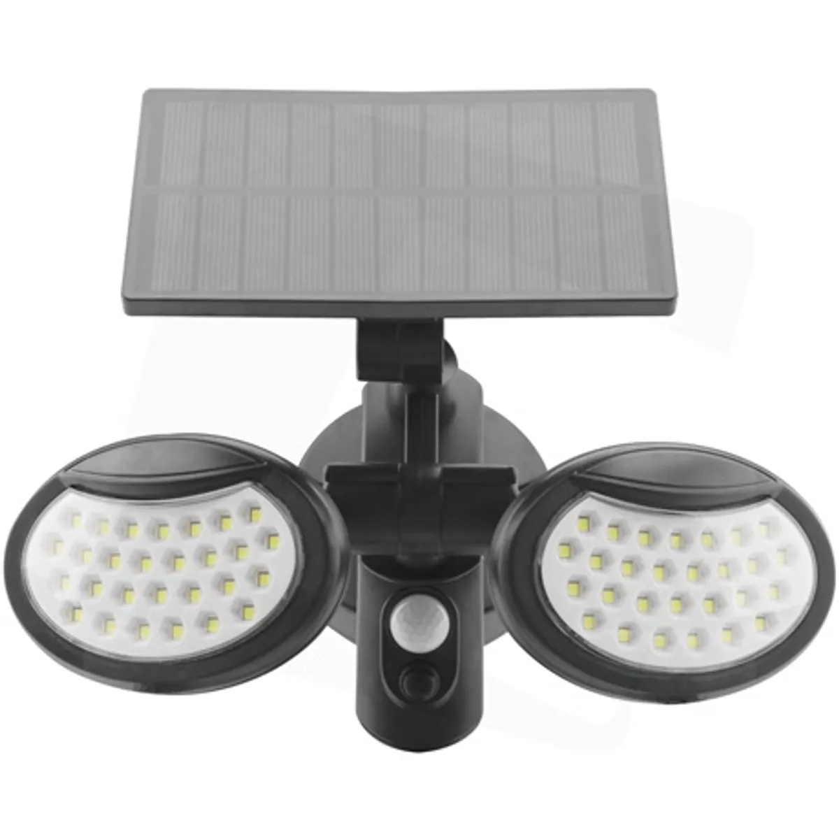 Entac ESL2H-SMD Napelemes fali lámpa LED SMD 2 fejjel PIR-rel #1