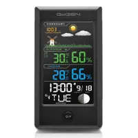 Gogen ME1296 időjárás állomás LCD DCF77 433MHz vezeték nélküli külső szenzor #2
