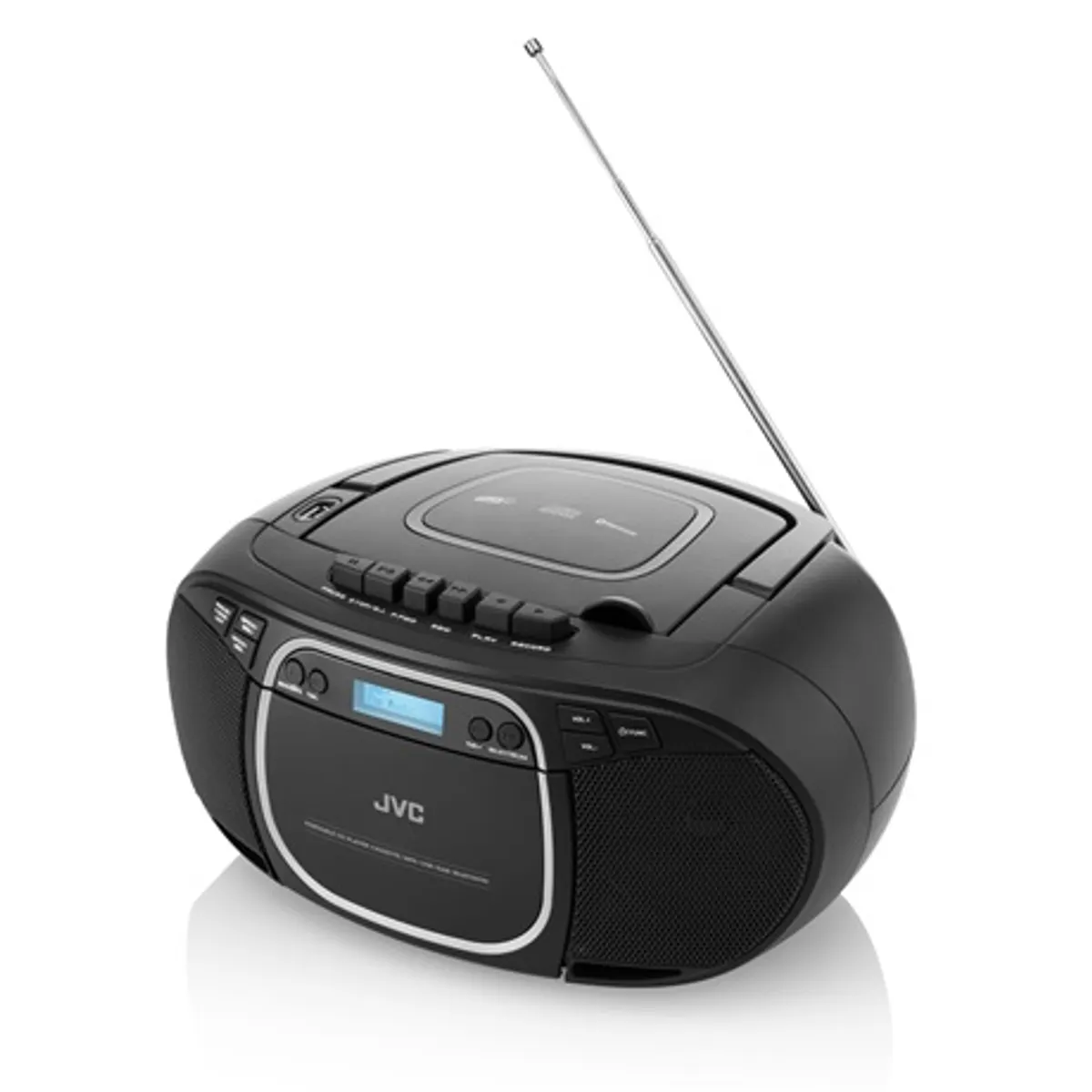 Jvc RCE561BDAB CD-S rádiómagnó Bluetooth 5.0 DAB FM tuner USB 32GB CD-R RW kazetta AUX 2x1.5W #4